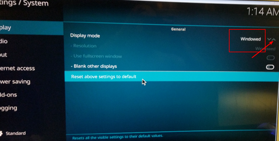 《kodi播放器》分辨率修改方法