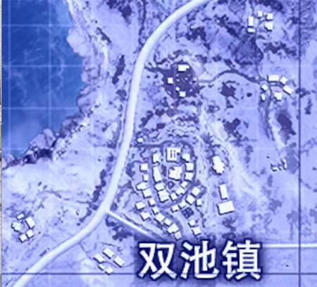 《和平精英》雪地地图双池镇怎么打，雪地地图双池镇资源分布