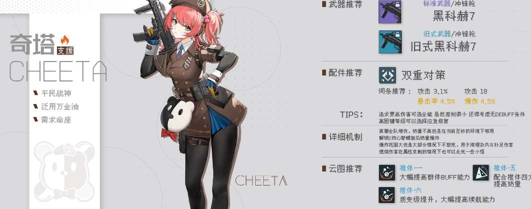 《少女前线2追放》奇塔怎么玩