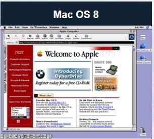 1997年，Apple推出了Mac OS 8