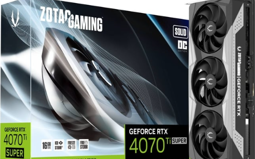 索泰海外揭晓RTX 4070 Ti SUPER SOLID系列：搭载AD102核心，3.5槽厚重设计