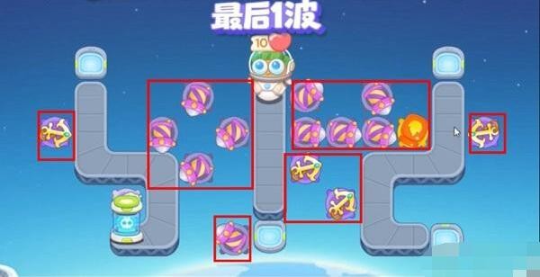 《保卫萝卜4》太空穿越第12关通关攻略