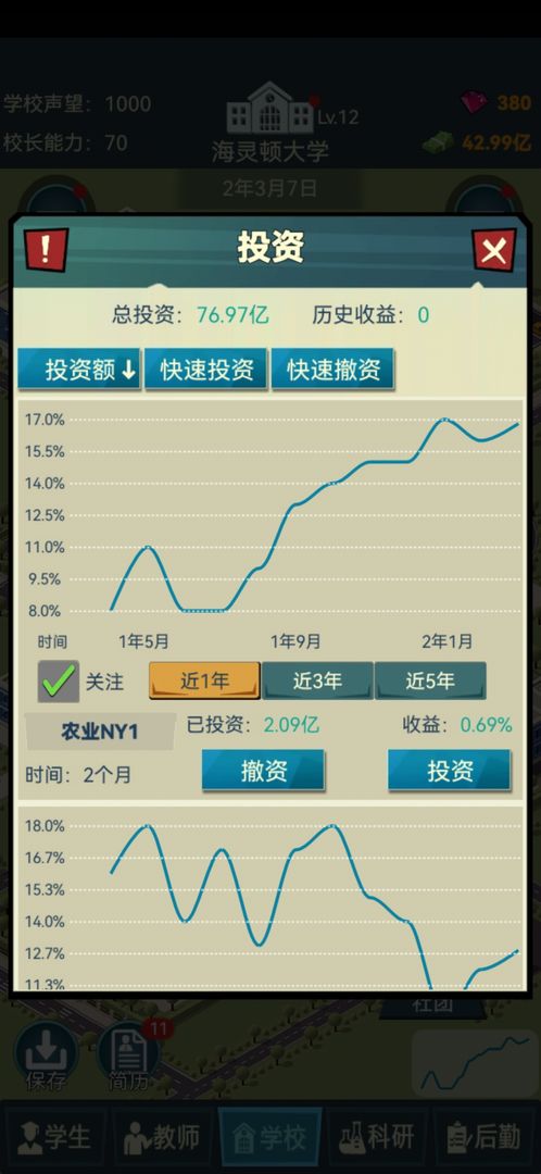 模拟经营我的大学免费版1